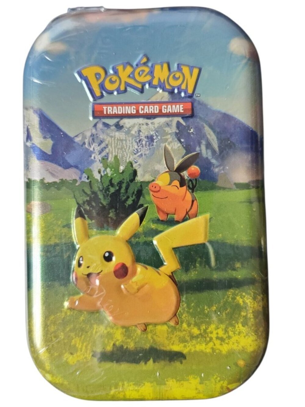 Pokemon TCG Mini Tin Mega Evolution Ascended Heroes With 2 Booster Packs Sticker